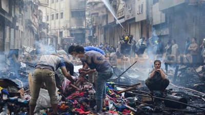 محافظة القاهرة: تعويضات حريق العتبة بحد أقصى 5 آلاف جنيه