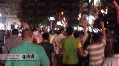 بالصور.. مسيرة إخوانية مفاجئة في ميدان مصطفى محمود