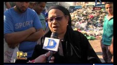 بالفيديو..غضب الأهالي من أكوام القمامة بشبرا الخيمة وعين شمس