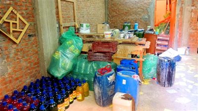 ضبط سيارة محملة بمنظفات مجهولة المصدر في المنيا