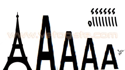 حادث فرنسا في كاريكاتير «فيتو»