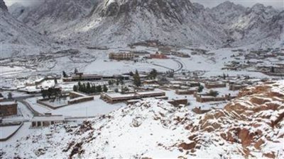 درجة الحرارة في سانت كاترين | العظمى تسجل 8 درجات مئوية والصغرى تحت الصفر