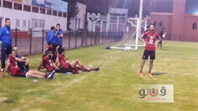 بالصور.. مران الأهلي الأول بالمغرب استعدادا لمواجهة الوداد البيضاوي