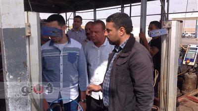 بالصور.. الرقابة الإدارية تشن حملة على مستودعات الغاز بالبحر الأحمر