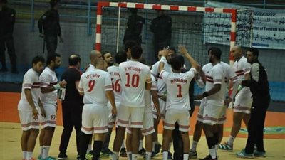 فوز الزمالك على سموحة في دوري محترفي اليد