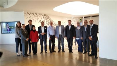 بالصور.. وزير التموين يزور شركة «فيزا العالمية»