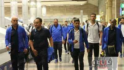 بالصور.. «المصري» يغادر مطار القاهرة في طريقه إلى بورسعيد