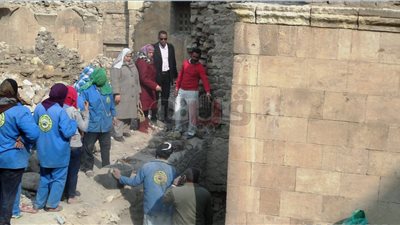 تفاصيل اكتشاف شواهد قبور أثرية في قايتباي (صور)