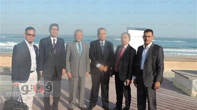 السفير الماليزى يزور العريش