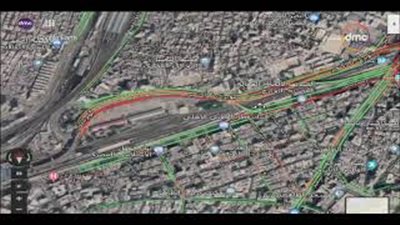 كثافات مرورية أعلى كوبرى أكتوبر اتجاه صلاح سالم (فيديو)