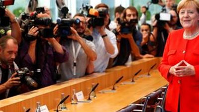 ميركل تستعرض مواقفها بشأن الهجرة في مؤتمرها الصحفي الصيفي