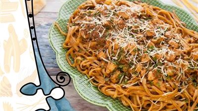 المكرونة بصلصة الصويا أسرع وجبة للمرأة العاملة