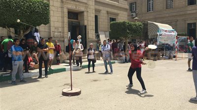 بالصور.. يوم رياضي في جامعة القاهرة برعاية «نصار»