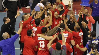 رجال طائرة الأهلي يتوج بطلا لكأس مصر