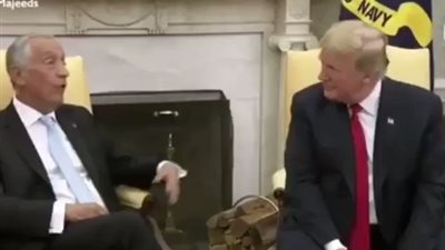 ترامب لرئيس البرتغال: لو ترشح كريستيانو ضدك بالانتخابات سيفوز (فيديو)