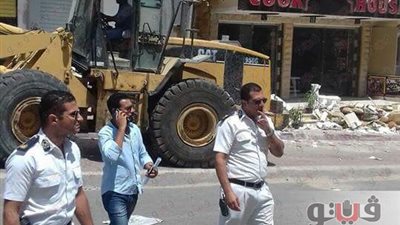 بالصور.. إزالة 8 آلاف متر تعد على أملاك الدولة بالغردقة