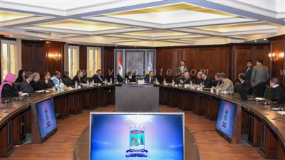  محافظ الإسكندرية يناقش مستقبل الوضع الصحي بالثغر