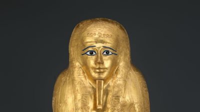 استعادة تابوت أثري مدهب من متحف المتروبوليتان بأمريكا