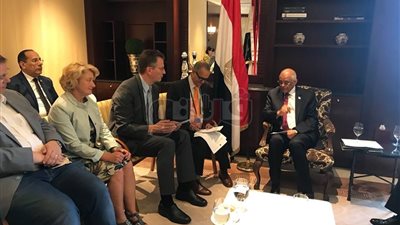 عبد العال يلتقي رئيس جمعية الصداقة البرلمانية الألمانية