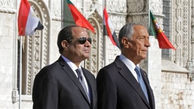 قمة «مصرية - برتغالية».. السيسي يستقبل مارسيلو دي سوزا في الاتحادية.. مؤتمر صحفي لاستعراض نتائج المباحثات.. ومكافحة الإرهاب والهجرة غير الشرعية أبرز الملفات