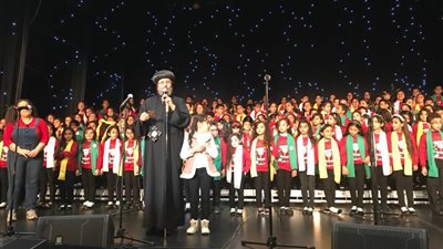 الكنيسة تواصل الاحتفال بتأسيس «كورال كوجي» القبطية