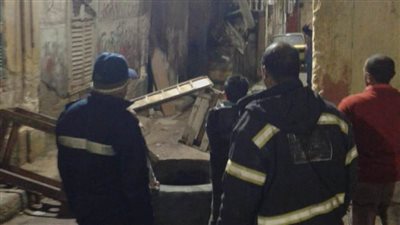 انهيار أجزاء من عقارين بالإسكندرية دون إصابات