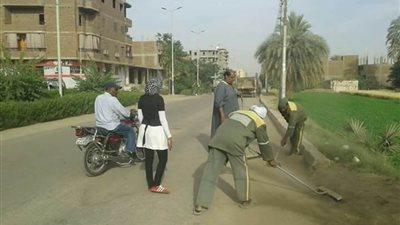 حملات نظافة وتجميل لشوارع الأقصر (صور)