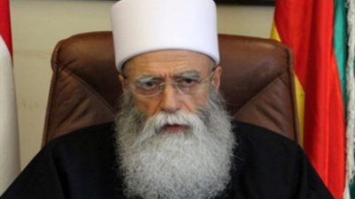 الزعيم الروحي للدروز يعزي السيسي في ضحايا تفجيري طنطا والمرقسية