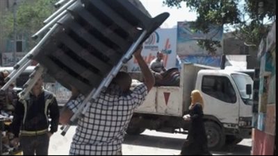 رفع إشغالات «ساحل الغلال» ببولاق و«زهران الشرقاوي» بمدينة نصر