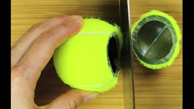 بالفيديو.. أفضل 10 استخدامات لكرات التنس من بينها فتح باب السيارة