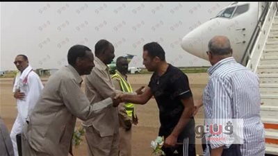 بالصور.. استقبال رسمي لسموحة بعد وصوله مدينة الأبيض السودانية