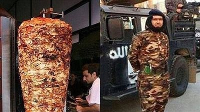 بالصور.. «ديلي ميل» تشبه ملابس الداعشي «أبو وهيب» بـ«الشاورمة»