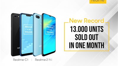 Realme تحقق طفرة بالسوق.. وتبيع 13 ألف موبايل في يناير