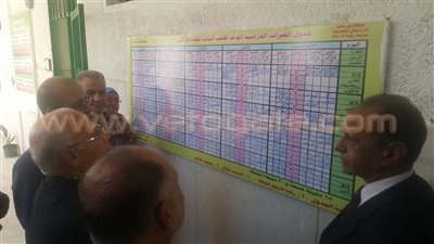 بالصور.. محافظ بورسعيد يطالب بتعميم جدول «رفيدة الأنصاري» على المدارس