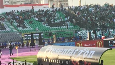 بالصور.. جماهير المصري تملأ جنبات ستاد بورسعيد