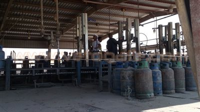 بالصور.. حملة على محطات تعبئة البوتجاز في المنيا