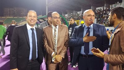 جماهير المصري تهتف لـ«حلبية» قبل لقاء جرين بفلورز