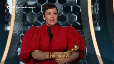 أوليفيا كولمان تفوز بجائزة أفضل ممثلة في مسلسل درامي بحفل جولدن جلوب