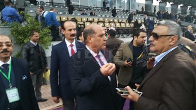 مدير أمن بورسعيد يتفقد الاستاد قبل مباراة المصري وجرين بافالوز (فيديو)