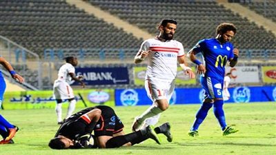 الزمالك يتعادل مع سموحة سلبيا في الشوط الأول