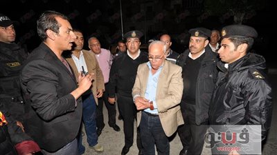 بالصور.. محافظ بورسعيد يتابع إجراءات تأمين الكنائس