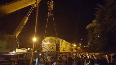 تعطل حركة القطارات بخط «الإسكندرية - القاهرة» لخروج عربة عن القضبان