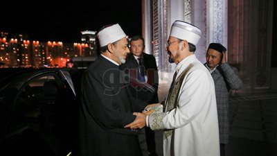 شيخ الأزهر يغادر كازاخستان متوجهًا إلى أوزبكستان (صور)