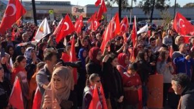 مظاهرات للأتراك في أستراليا دعمًا لـ«أردوغان»