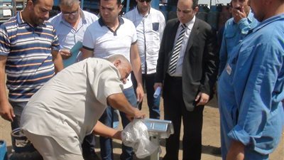 بالصور.. تفاصيل جولة الرقابة الإدارية على محطات تعبئة الغاز بالغربية