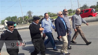 بالصور.. محافظ بورسعيد يتفقد منفذ الرسوة الجديد