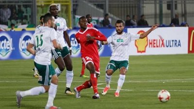 المصري يسحق جرين بافالوز برباعية بذهاب التمهيدي بالكونفدرالية