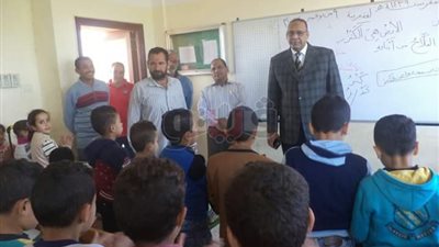 بالصور.. وكيل تعليم المنوفية يتفقد سير العملية التعليمية