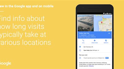 رسميا.. جوجل تمد مستخدميها بمدة ما يقضونه في المكان