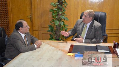 محافظ الإسماعيلية يستقبل رئيس الإدارة المركزية للمديرية المالية